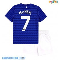 Camisa de time de futebol Everton Dwight McNeil #7 Replicas 1º Equipamento Infantil 2025-26 Manga Curta (+ Calças curtas)